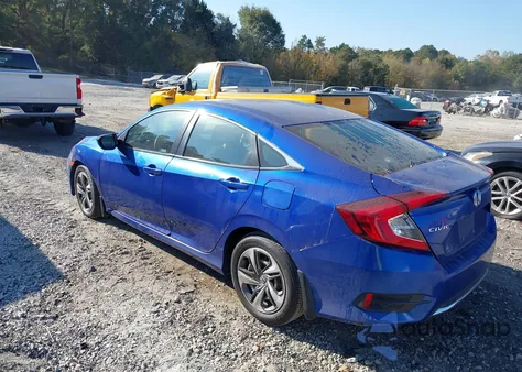 2020 Honda Civic Lx из США, поврежденный, VIN 2HGFC2F68LH548600